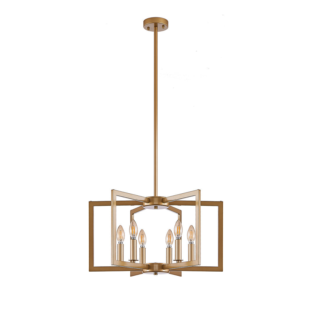 Candle Chandeliers Industrial Multi-Head Ceiling Lights
