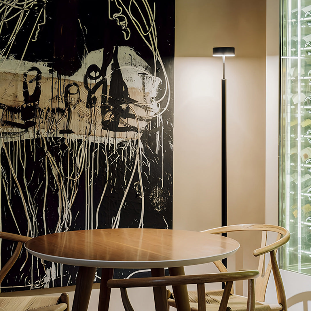Petite Modern Dimmable Floor Lamp - Contemporary Reading Pole Light