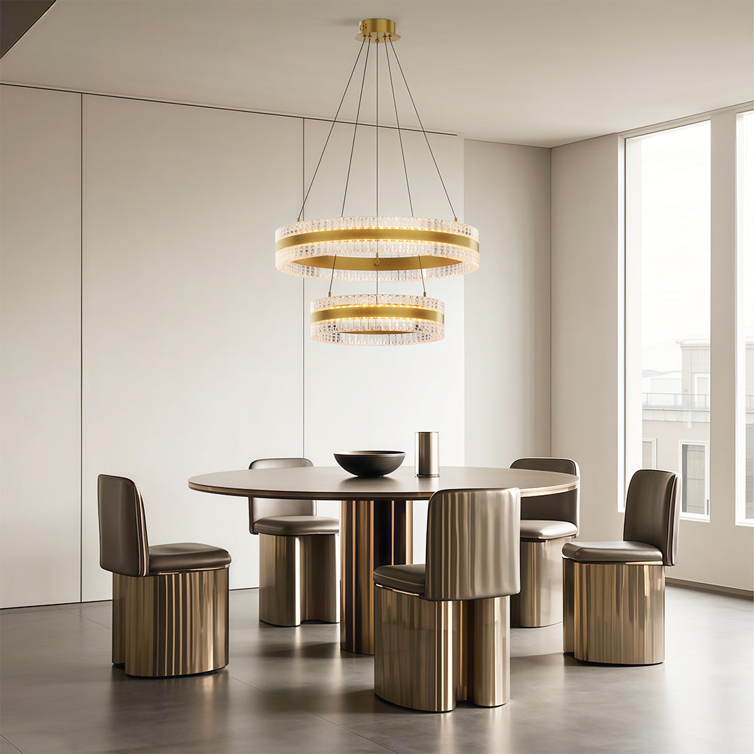 Modern Circular Minimalist Luxury Chandelier Ceiling Light
