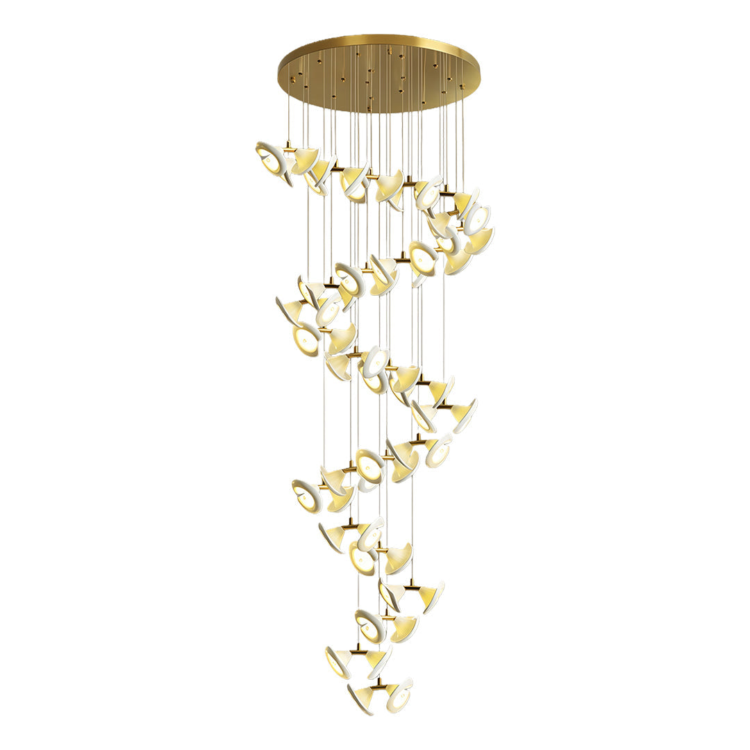Ceramic Tulip Flower Luxury Chandelier Light