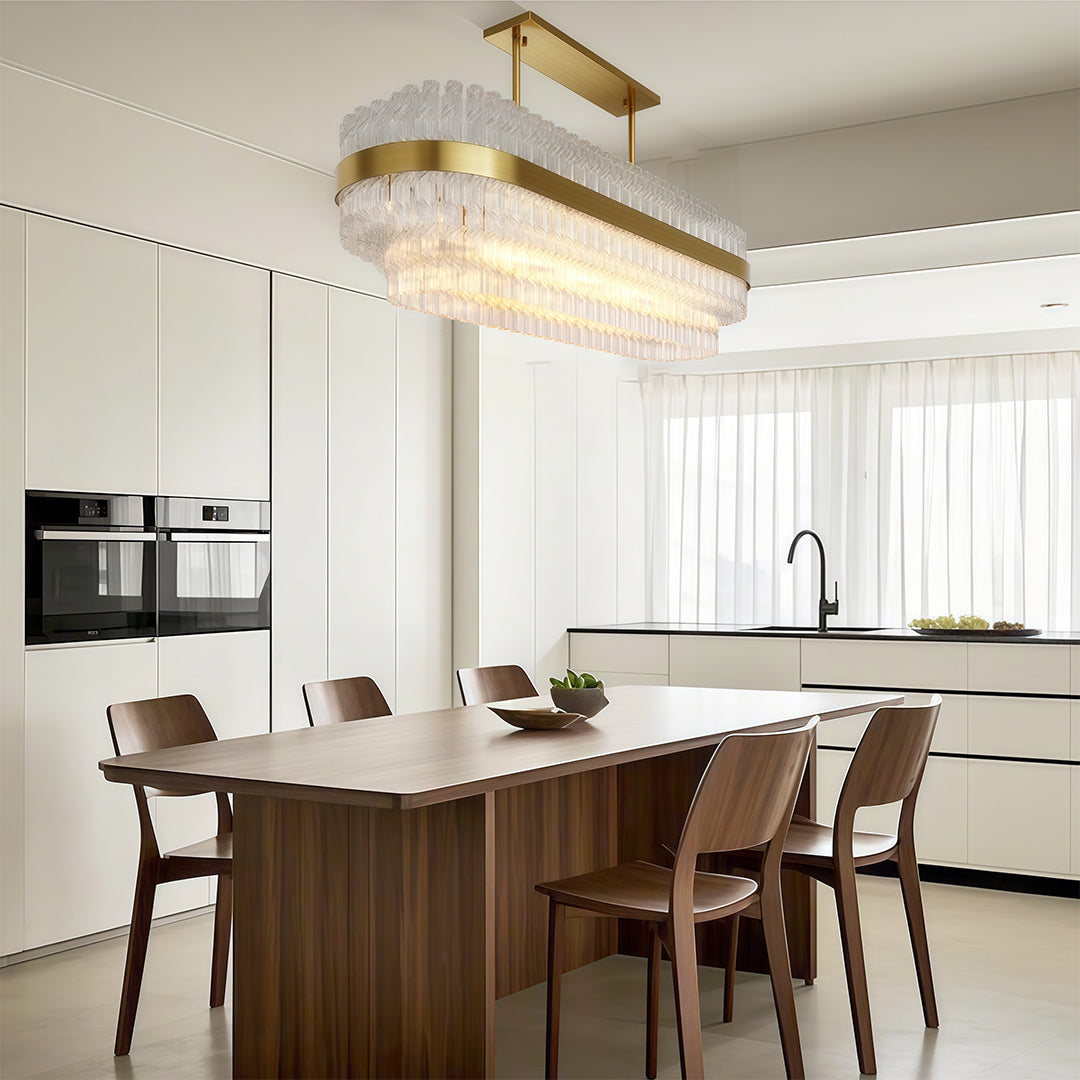 Industrial Modern Copper Chandelier - Luxury Ceiling Light Fixture