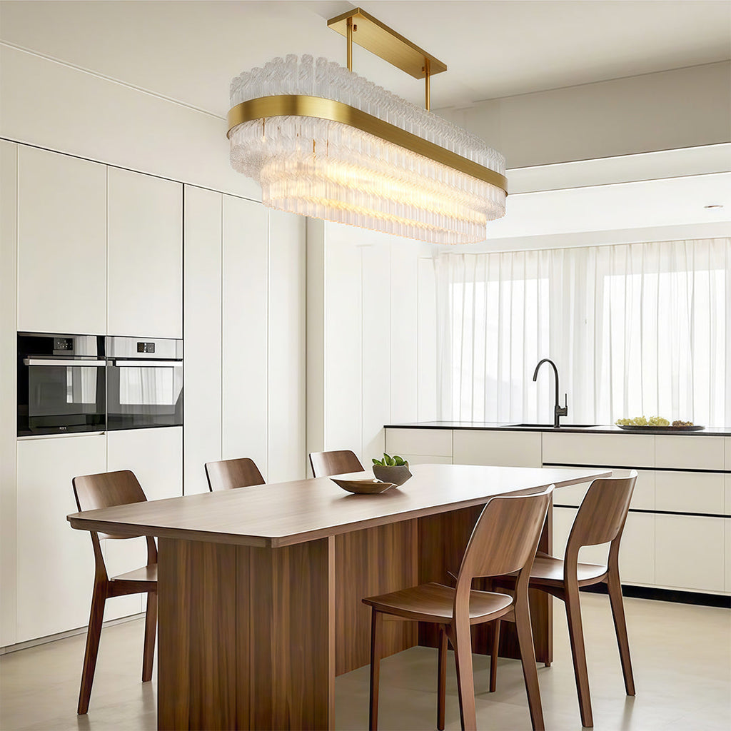 Industrial Modern Copper Chandelier - Luxury Ceiling Light Fixture