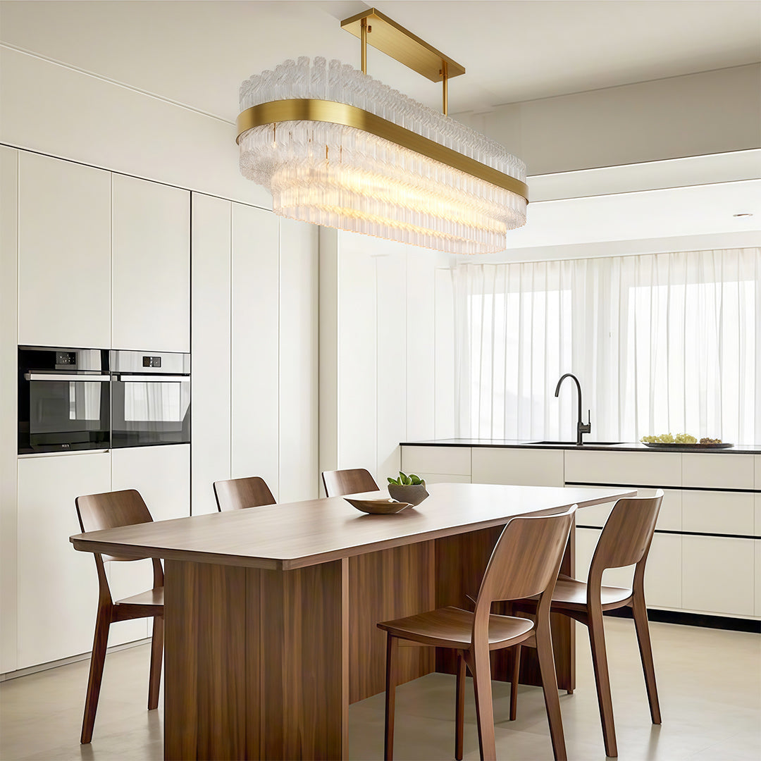 Industrial Modern Copper Chandelier - Luxury Ceiling Light Fixture