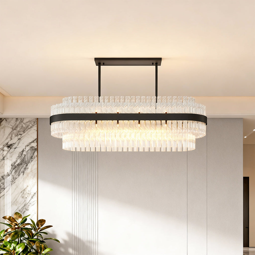 Industrial Modern Copper Chandelier - Luxury Ceiling Light Fixture