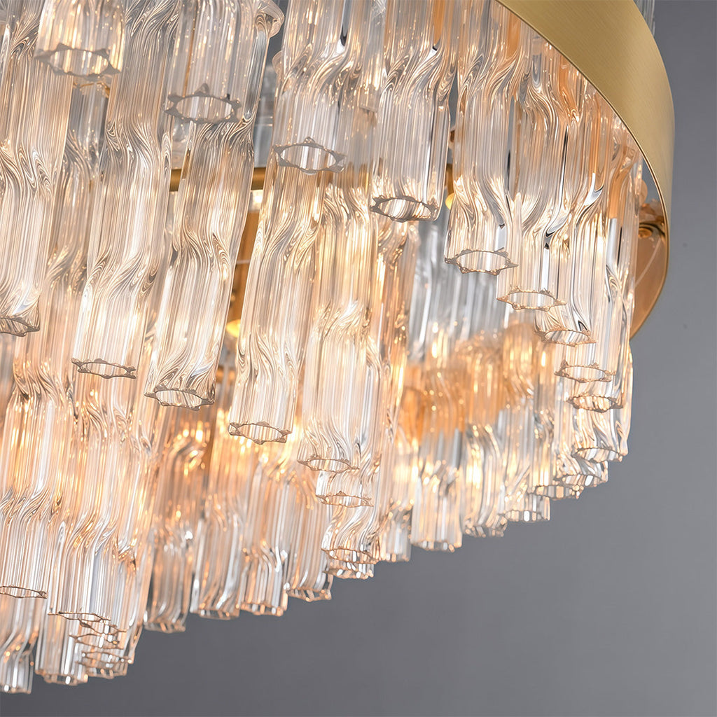 Industrial Modern Copper Chandelier - Luxury Ceiling Light Fixture