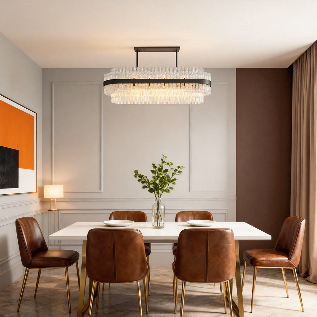Industrial Modern Copper Chandelier - Luxury Ceiling Light Fixture