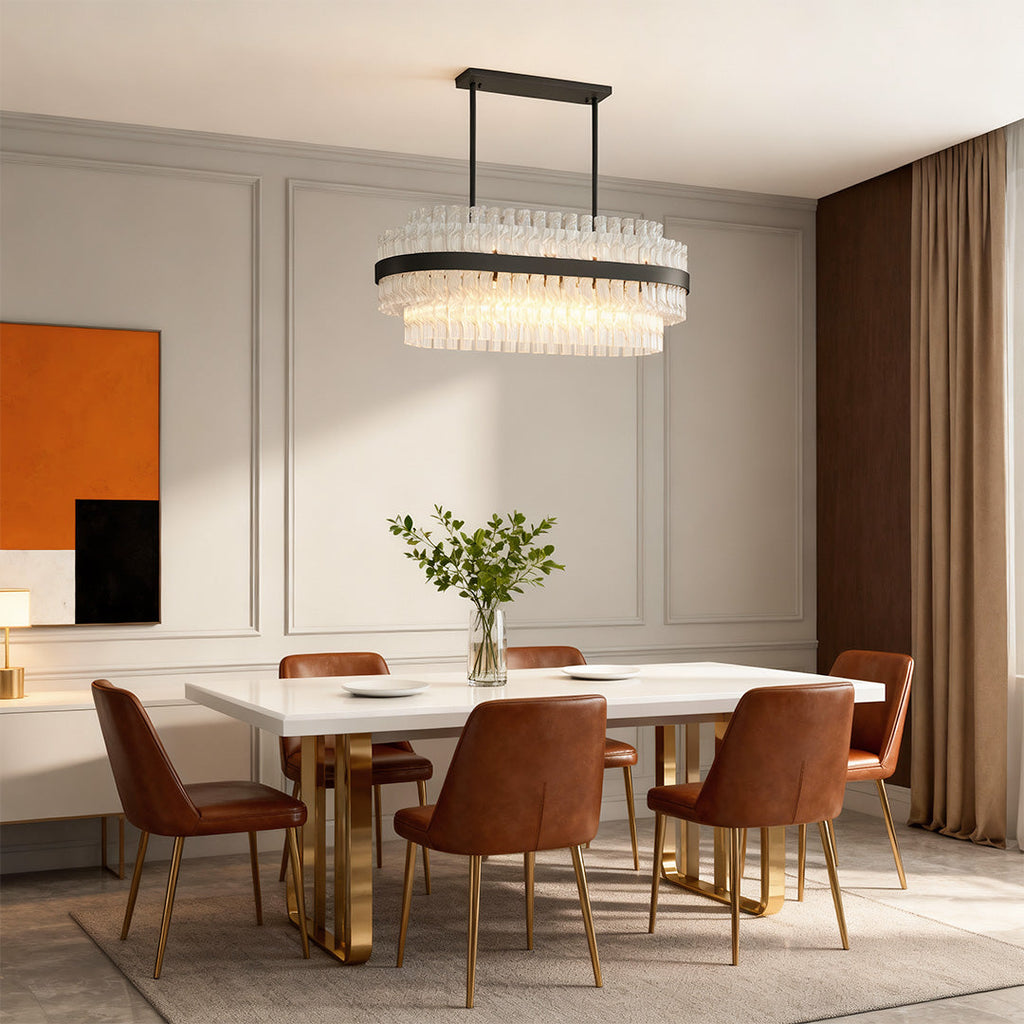 Industrial Modern Copper Chandelier - Luxury Ceiling Light Fixture