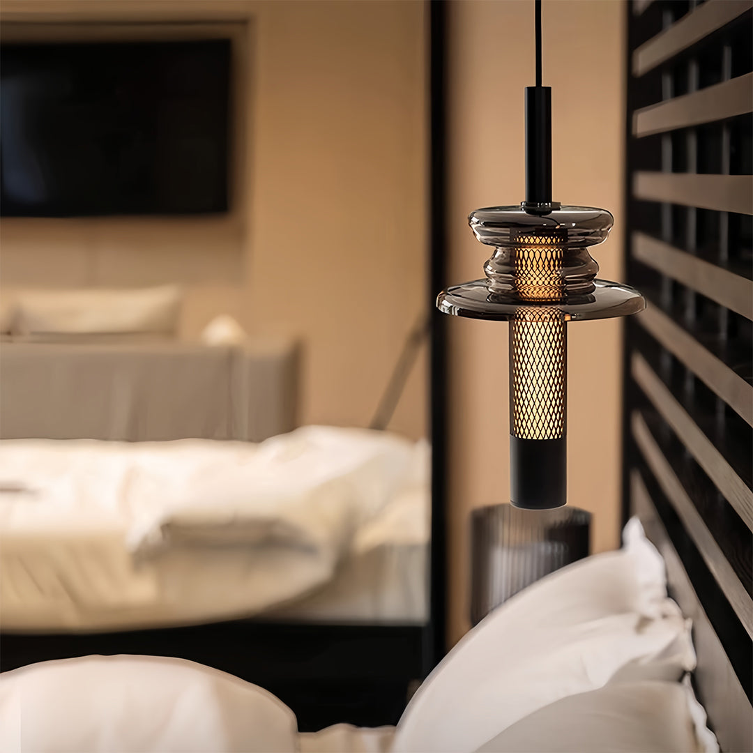Glass Pendant Lights - Minimalist Geometric Ceiling Light