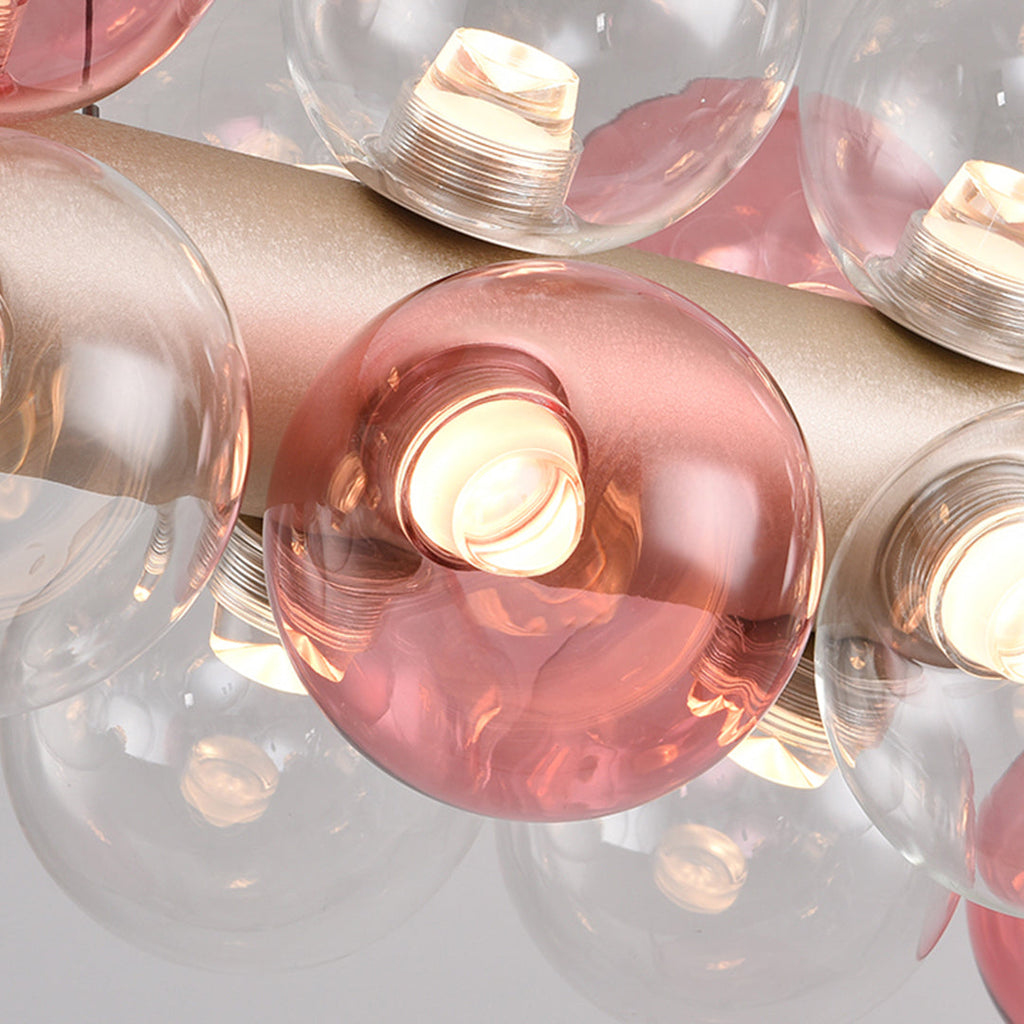 Minimalist LED Glass Bubble Table Lamp - Multi-ball Decorative Light for Home Decor