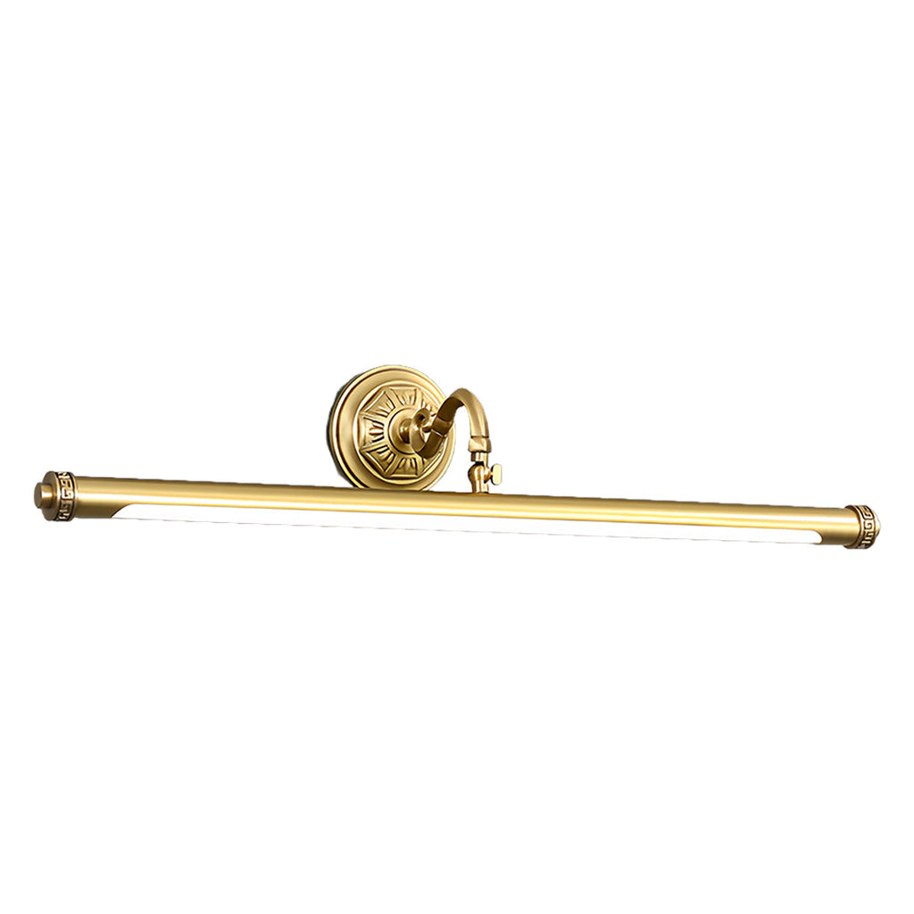 Gold Bathroom Vanity Light European Pure Copper Mirror Wall Light Elegant Modern Design Luxury Lighting Fixtures for Bathroom and Makeup Spaces Stylish Wall Sconce for Home Decor Interior Lighting Solutions