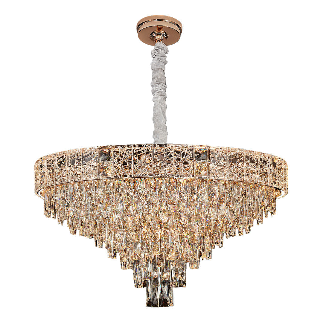 Luxury European Crystal Chandelier Ceiling Light - Elegant Home Decor