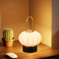 Nordic LED Lantern Table Lamp - Rechargeable Accent Light for Atmosphere Decor