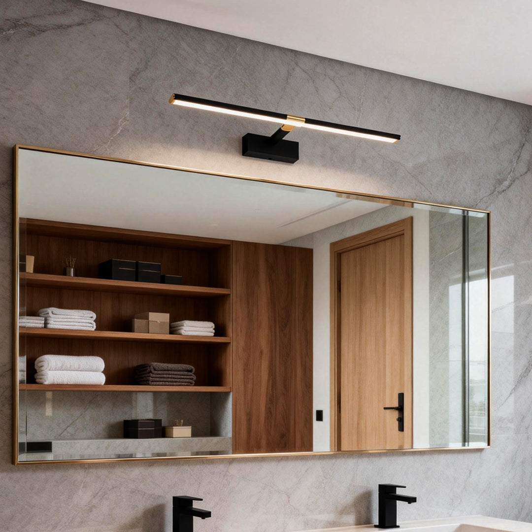 Master Bathroom Vanity Lights LED Extendable Arm Light Adjustable Wall Sconce Modern Fixture Bright Illumination Makeup Lighting Energy-Efficient Design Stylish Home Decor Bathroom Lighting Solution