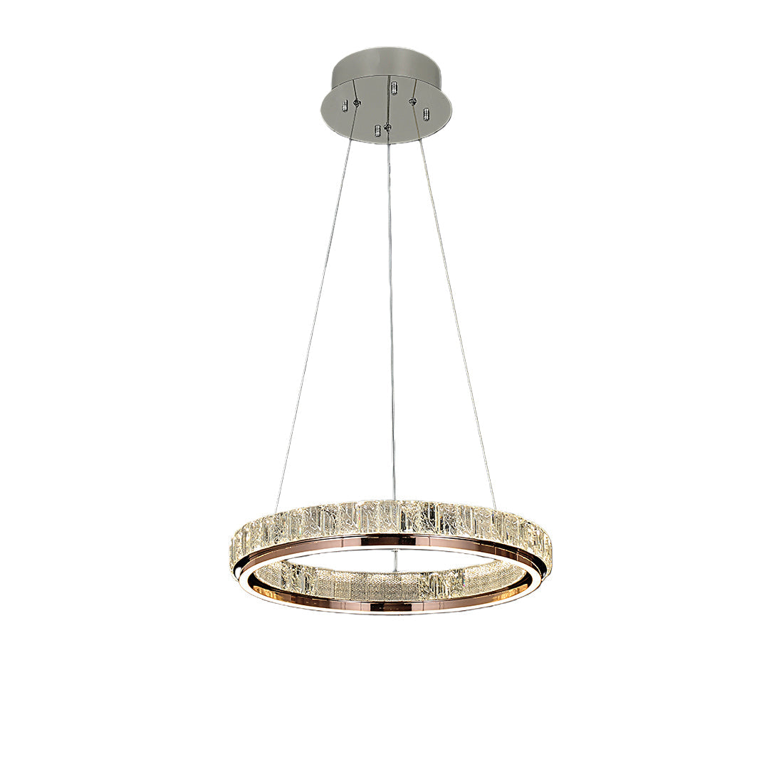 Luxury Modern Crystal Ring Chandelier Ceiling Light