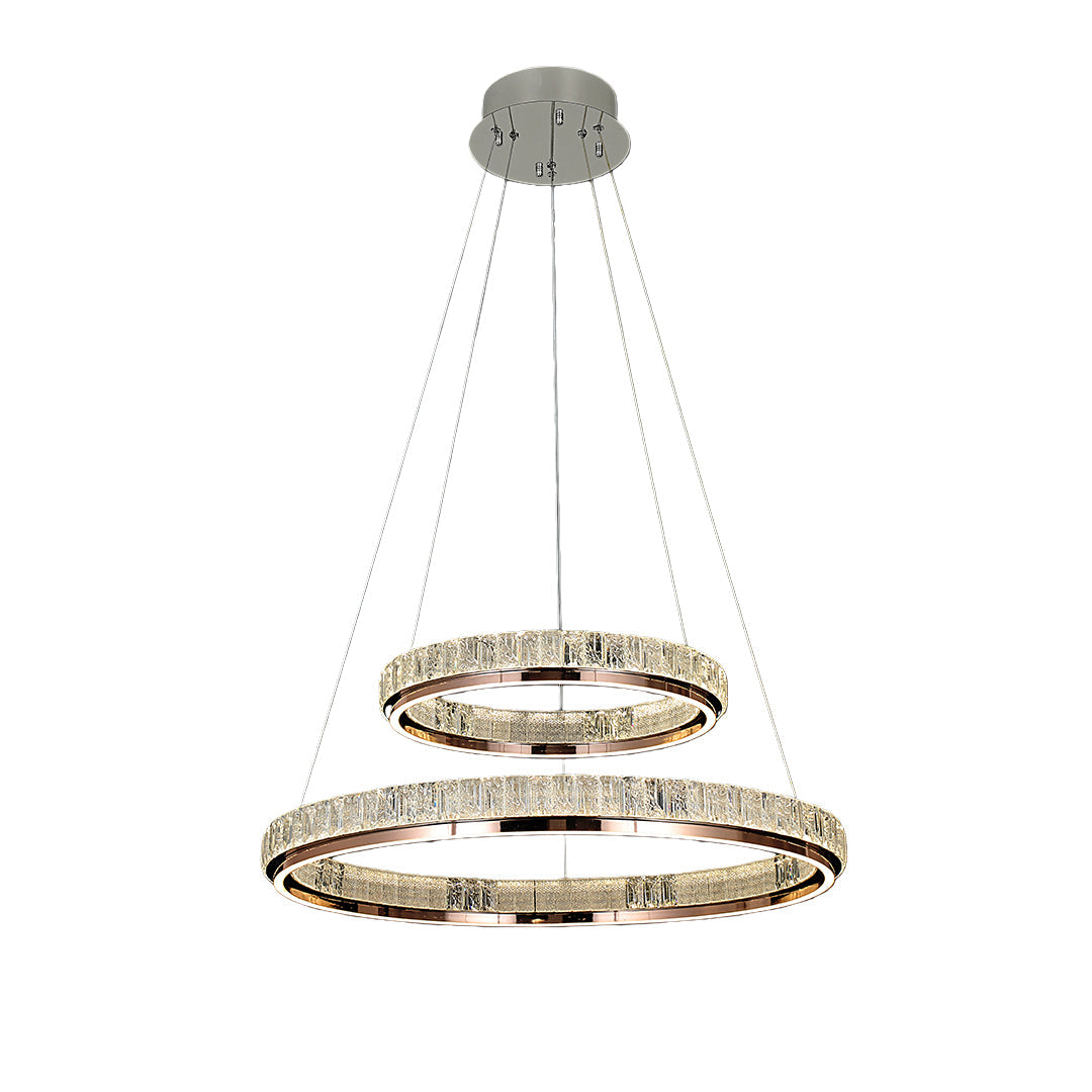 Luxury Modern Crystal Ring Chandelier Ceiling Light