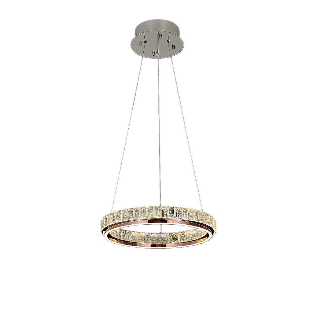 Luxury Modern Crystal Ring Chandelier Ceiling Light