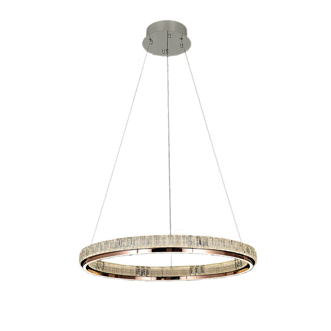Luxury Modern Crystal Ring Chandelier Ceiling Light