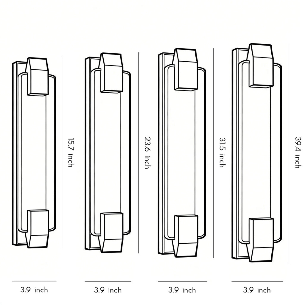 Luxury Modern LED Linear Crystal Wall Light for Living Room