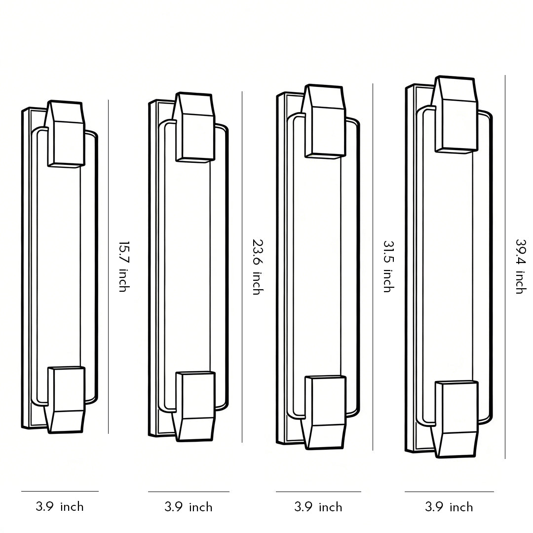 Luxury Modern LED Linear Crystal Wall Light for Living Room