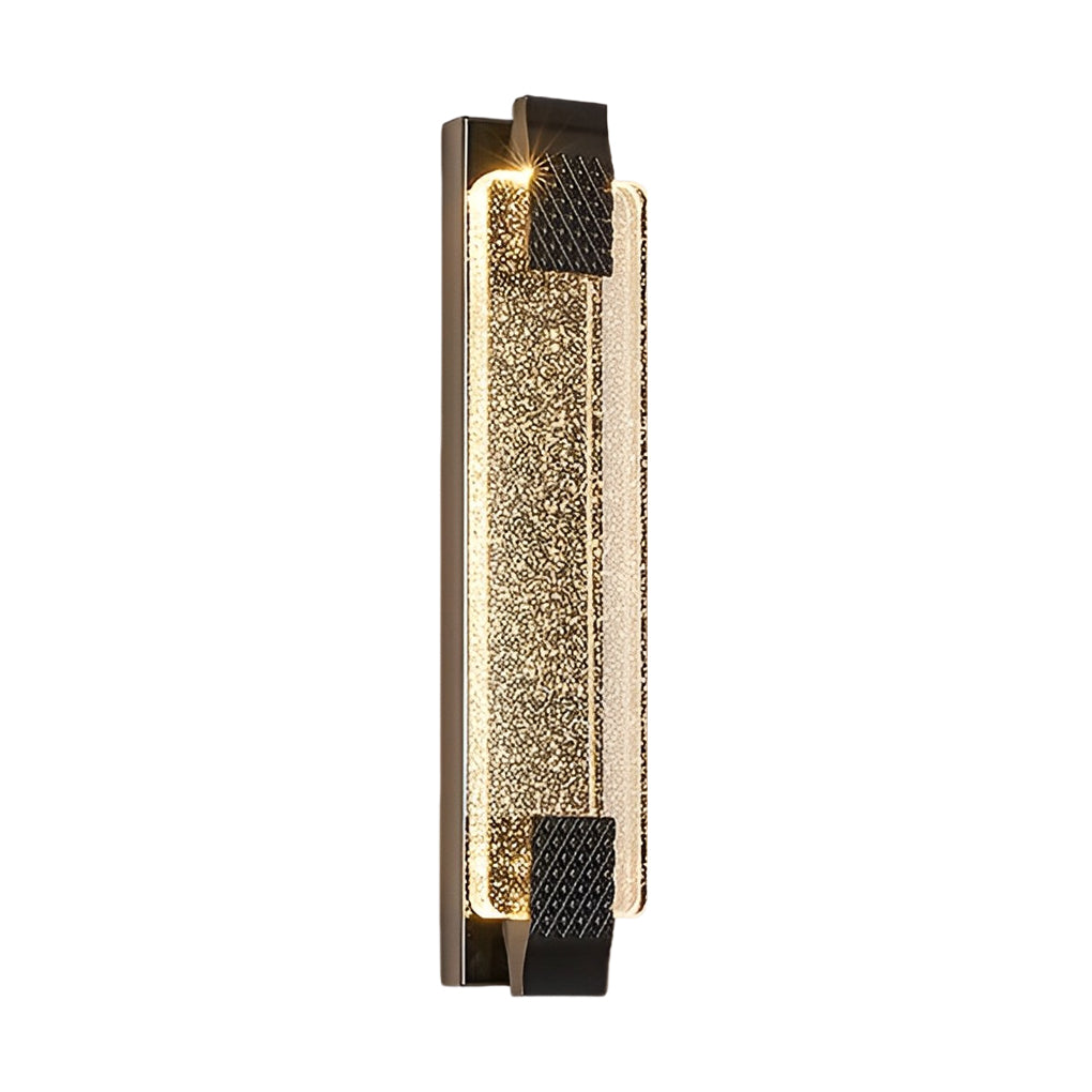 Luxury Modern LED Linear Crystal Wall Light for Living Room