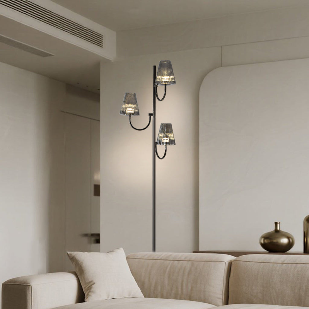 Minimalist Black Contemporary Floor Lamp USA Style