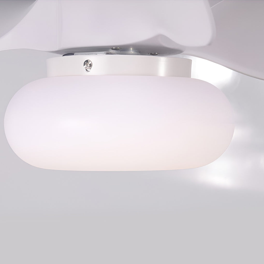 Macaron Ceiling Fan with LED Light - Modern Home Decor, Stylish Ceiling Fan, Energy-Efficient Lighting, Ceiling Fan for Living Room