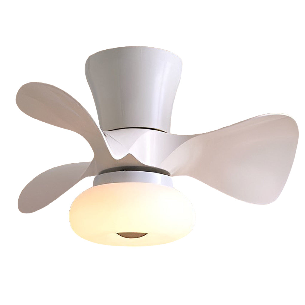 Macaron Ceiling Fan with LED Light - Modern Home Decor, Stylish Ceiling Fan, Energy-Efficient Lighting, Ceiling Fan for Living Room
