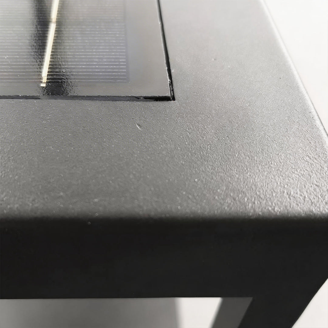 Concrete Pillar LED Light - Modern Open-Frame Square Design