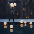 Acrylic Moon-Shaped Landscape Light Waterproof Modern Design