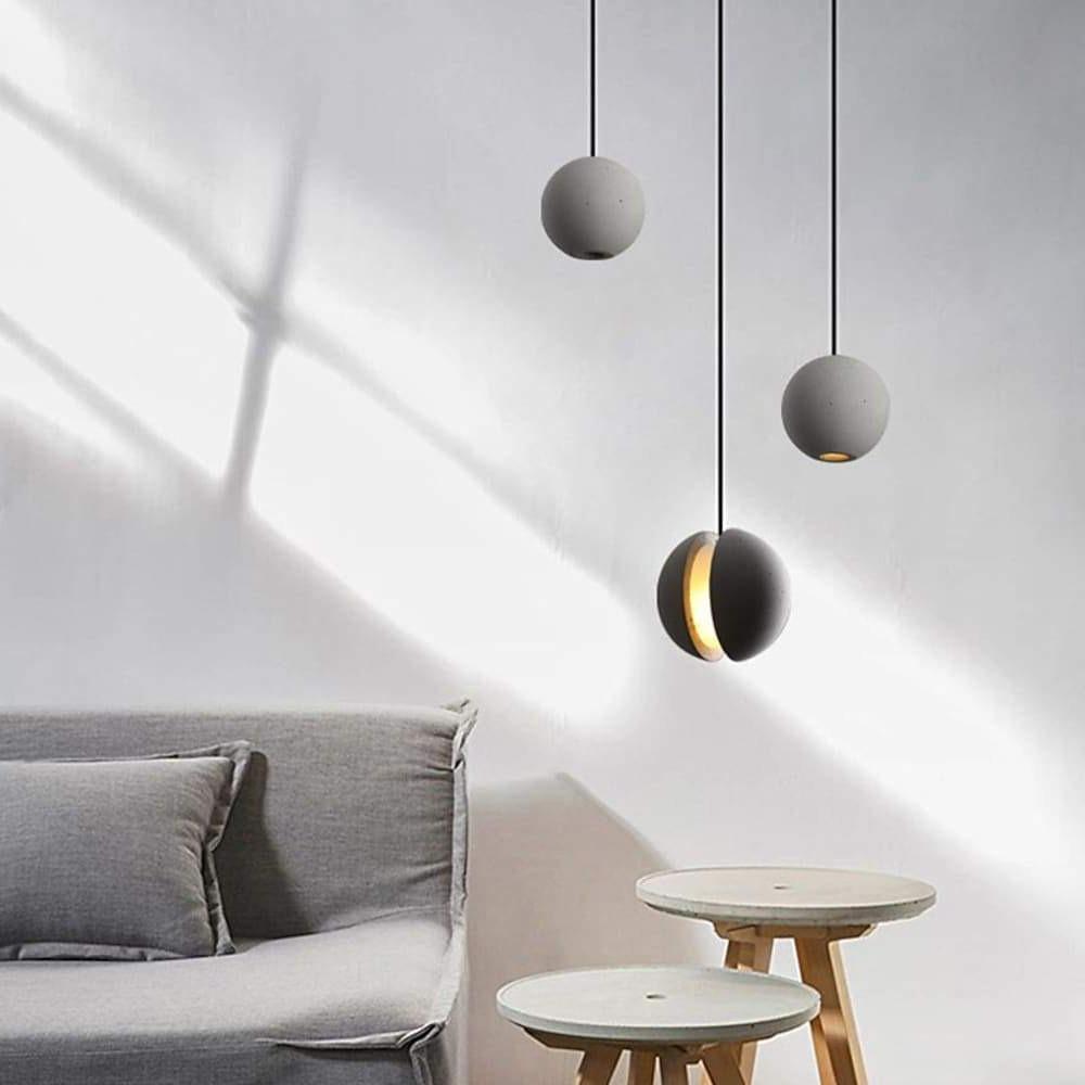 Vintage Ceramic Pendant Light - Unique LED Ceiling Lighting