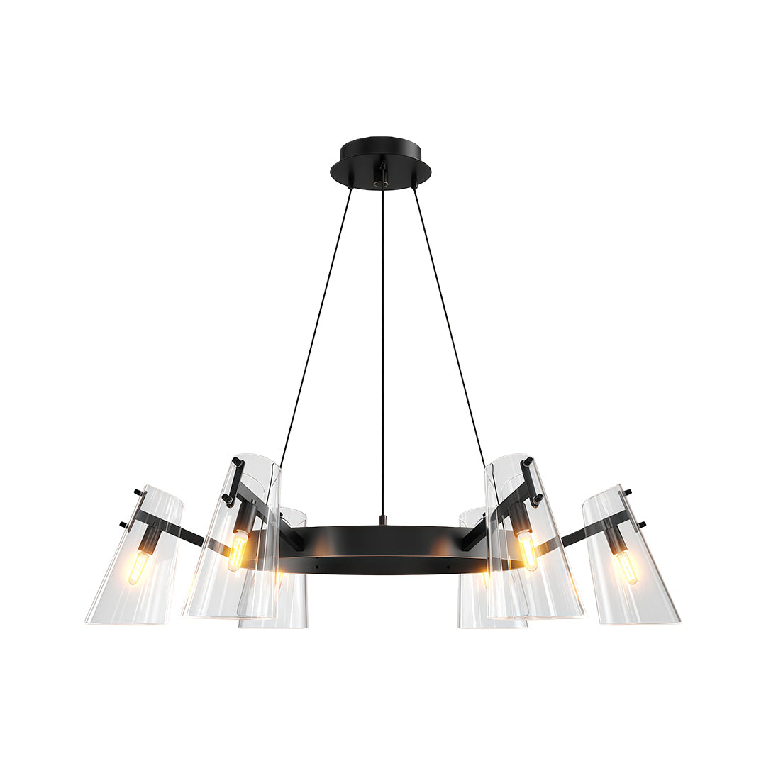 Modern Copper Ceiling Light Chandelier - Simple Elegance