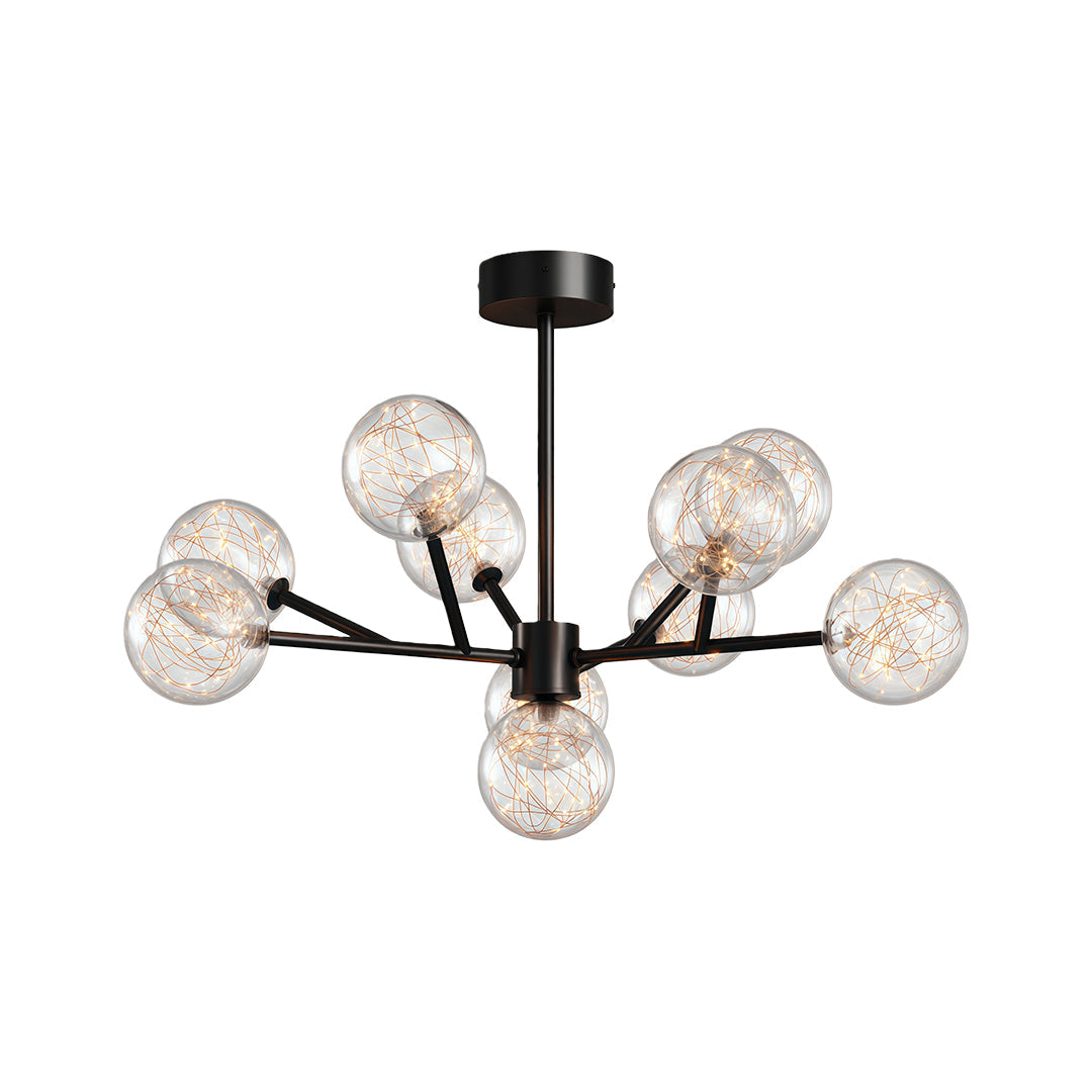 Modern Glass Globe Chandelier - Sky Star Ceiling Light