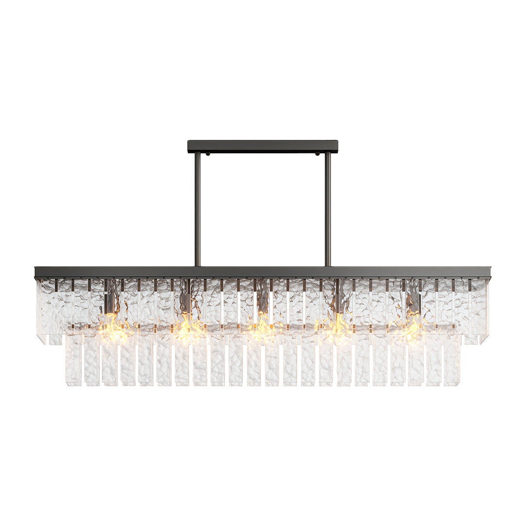 Modern Full-Copper Minimalist Chandelier Ceiling Light