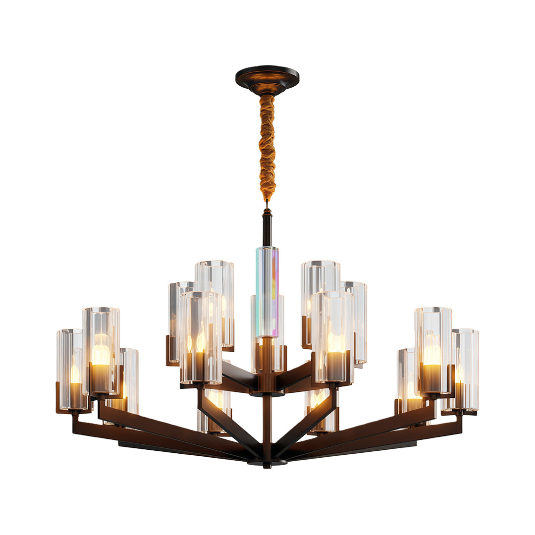 American-Style Candle Chandeliers Luxury Ceiling Light