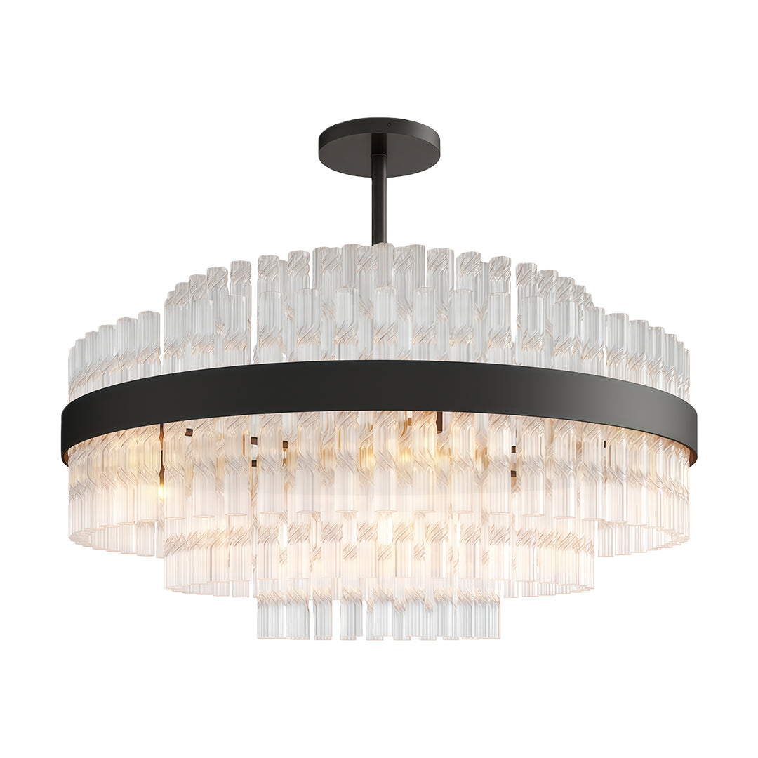 Industrial Modern Copper Chandelier - Luxury Ceiling Light Fixture