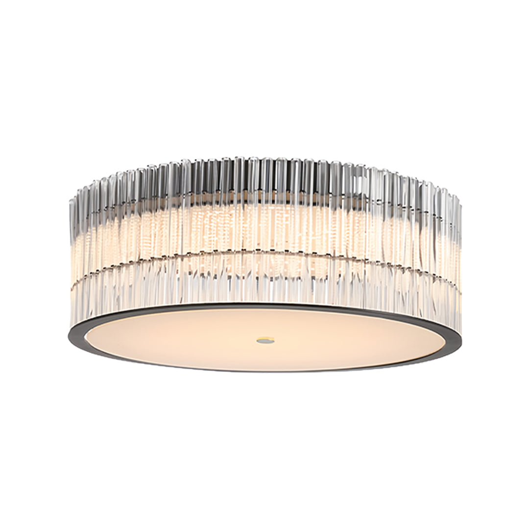 Crystal Flush Mount Ceiling Light Modern Minimalist Glass Fixture