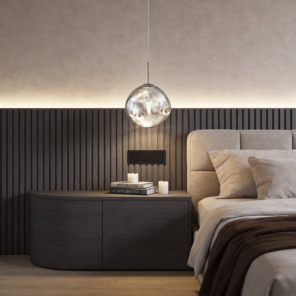 Melt LED Pendant Light - Acrylic Art Floating Ceiling Fixture