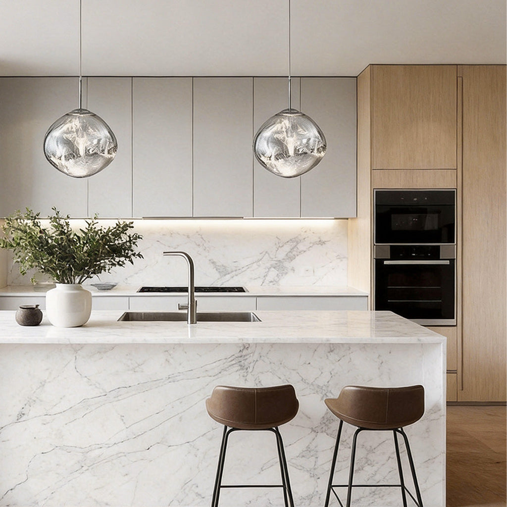 Melt LED Pendant Light - Acrylic Art Floating Ceiling Fixture