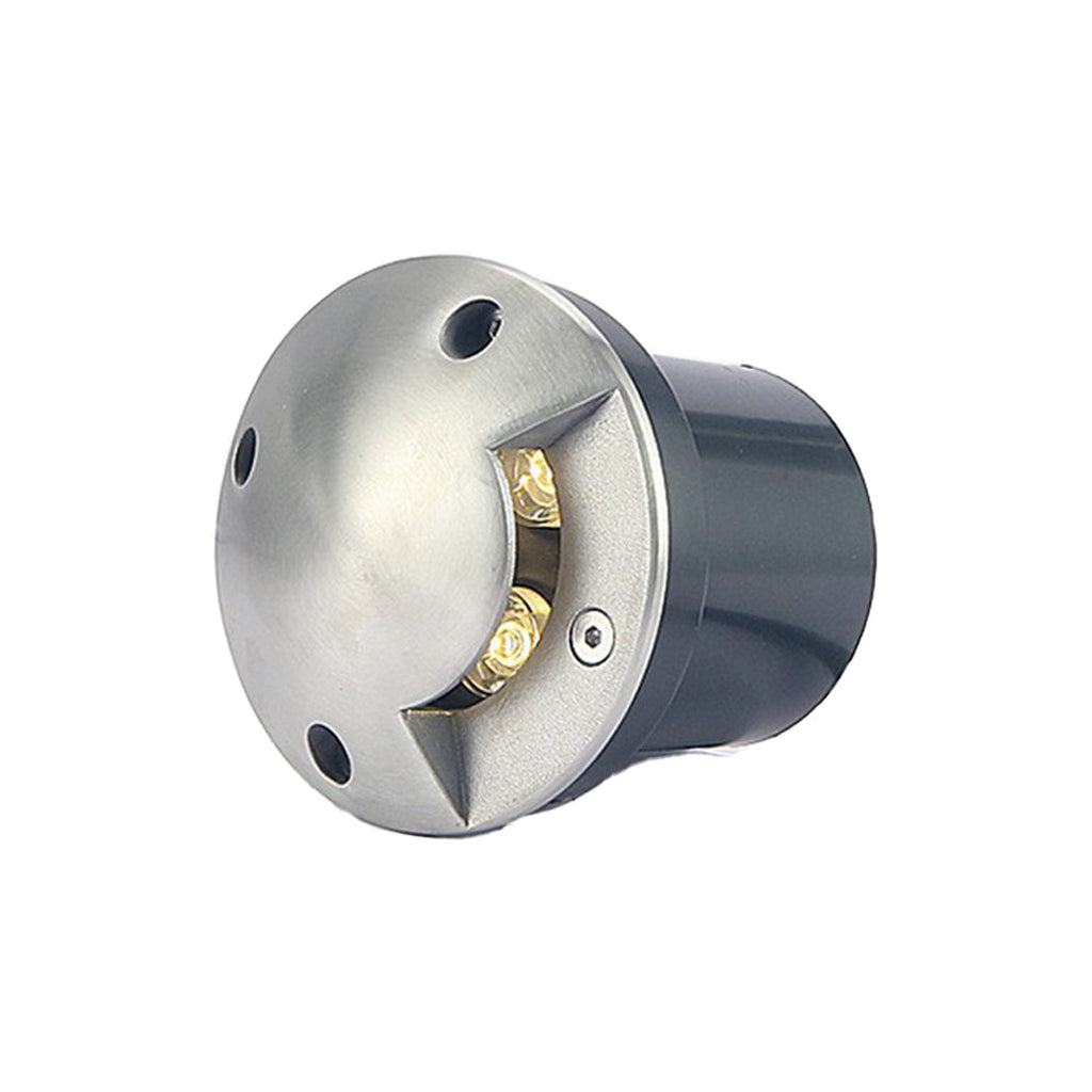 Modern LED Recessed Waterproof Step Light - Metal Deck Lighting