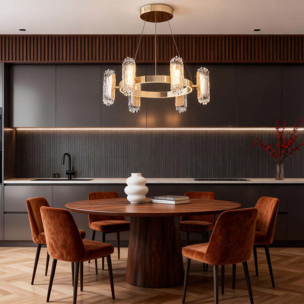 Metal Modern Chandelier - Creative Minimalist Ceiling Light