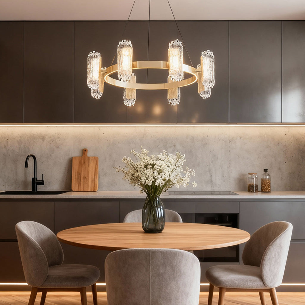 Metal Modern Chandelier - Creative Minimalist Ceiling Light