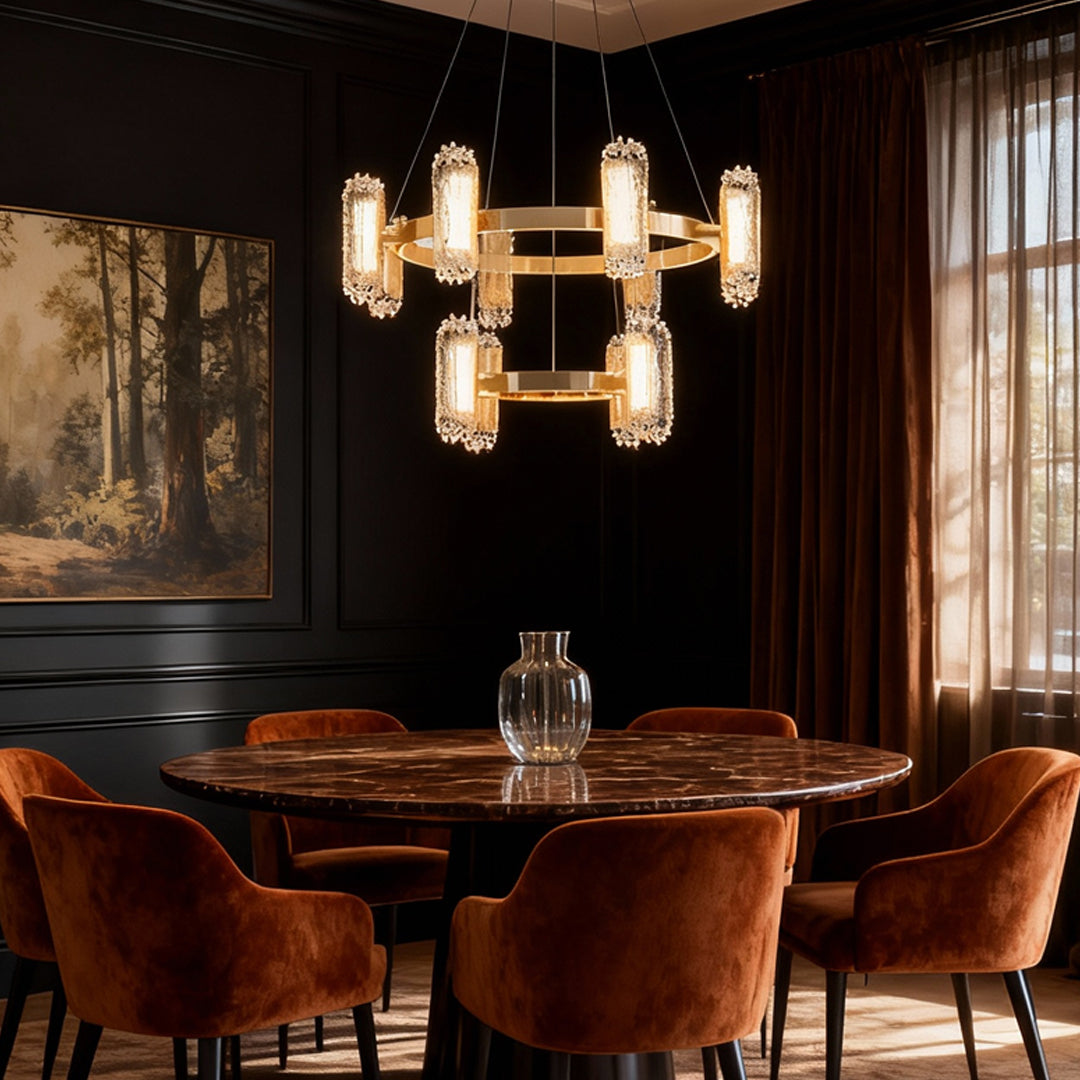 Metal Modern Chandelier - Creative Minimalist Ceiling Light