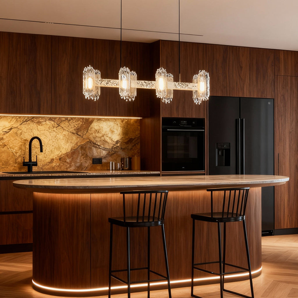 Metal Modern Chandelier - Creative Minimalist Ceiling Light