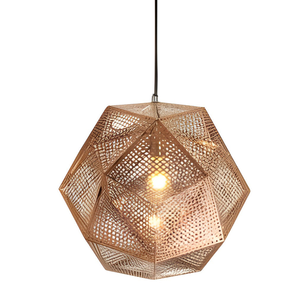 Modern Geometric Metal Shade Pendant Light Ceiling Fixture