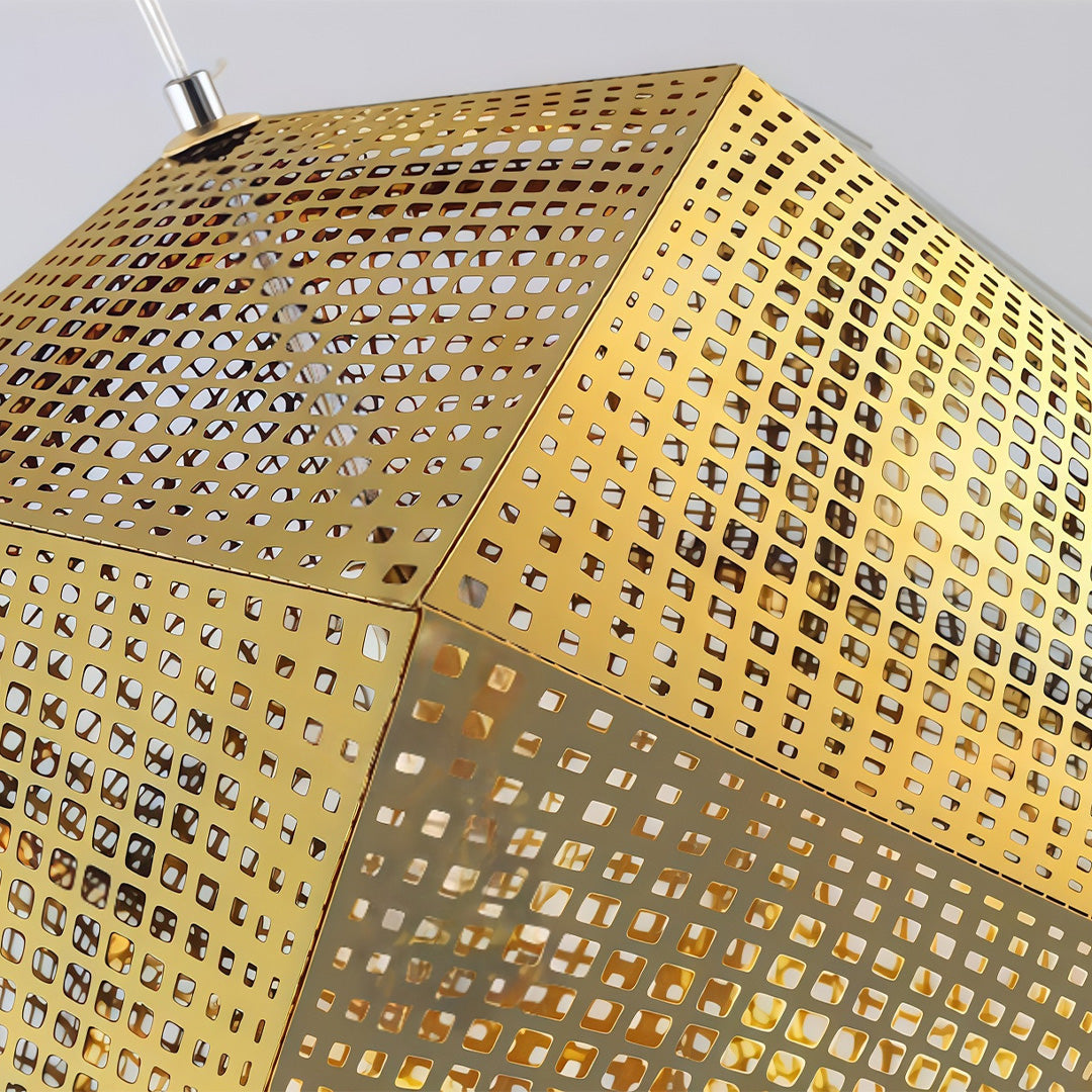 Modern Geometric Metal Shade Pendant Light Ceiling Fixture