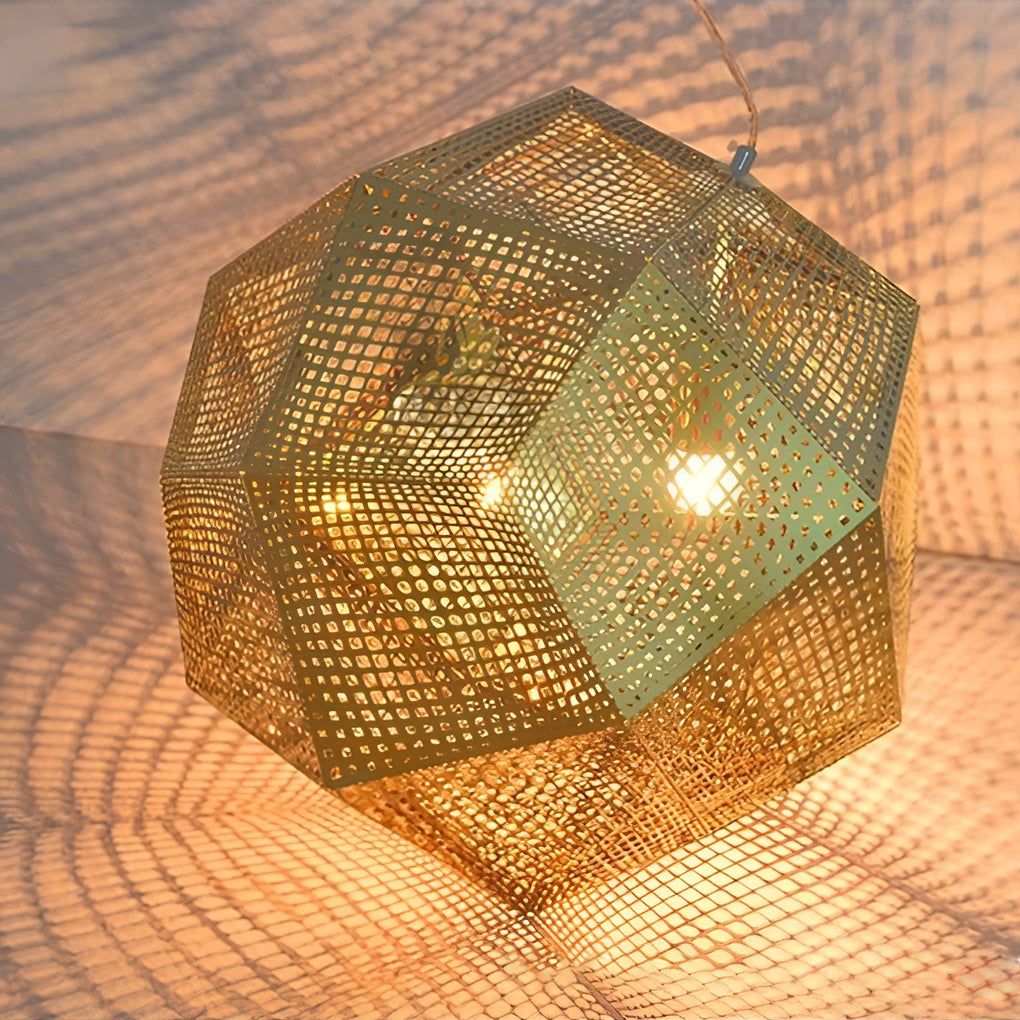 Modern Geometric Metal Shade Pendant Light Ceiling Fixture