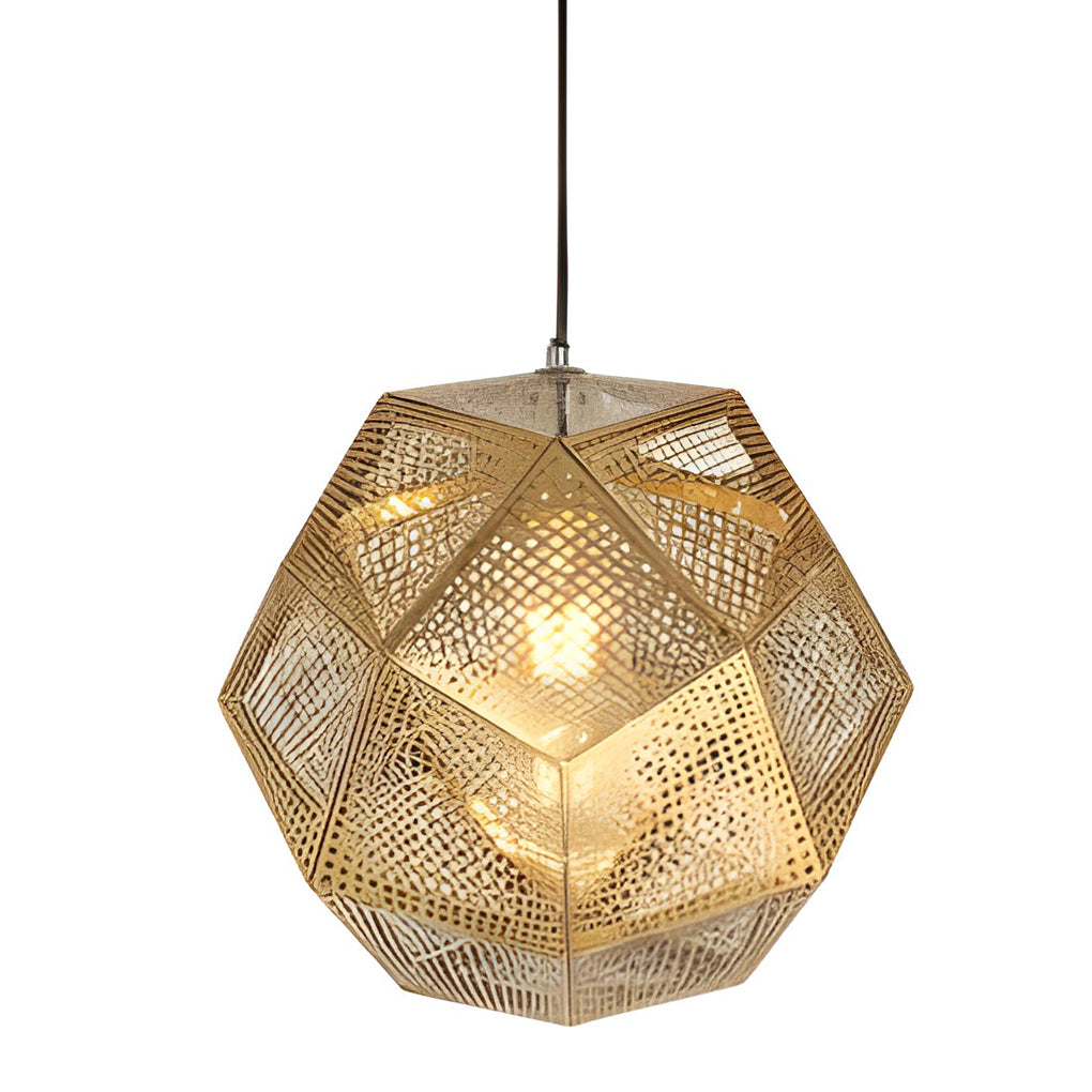 Modern Geometric Metal Shade Pendant Light Ceiling Fixture