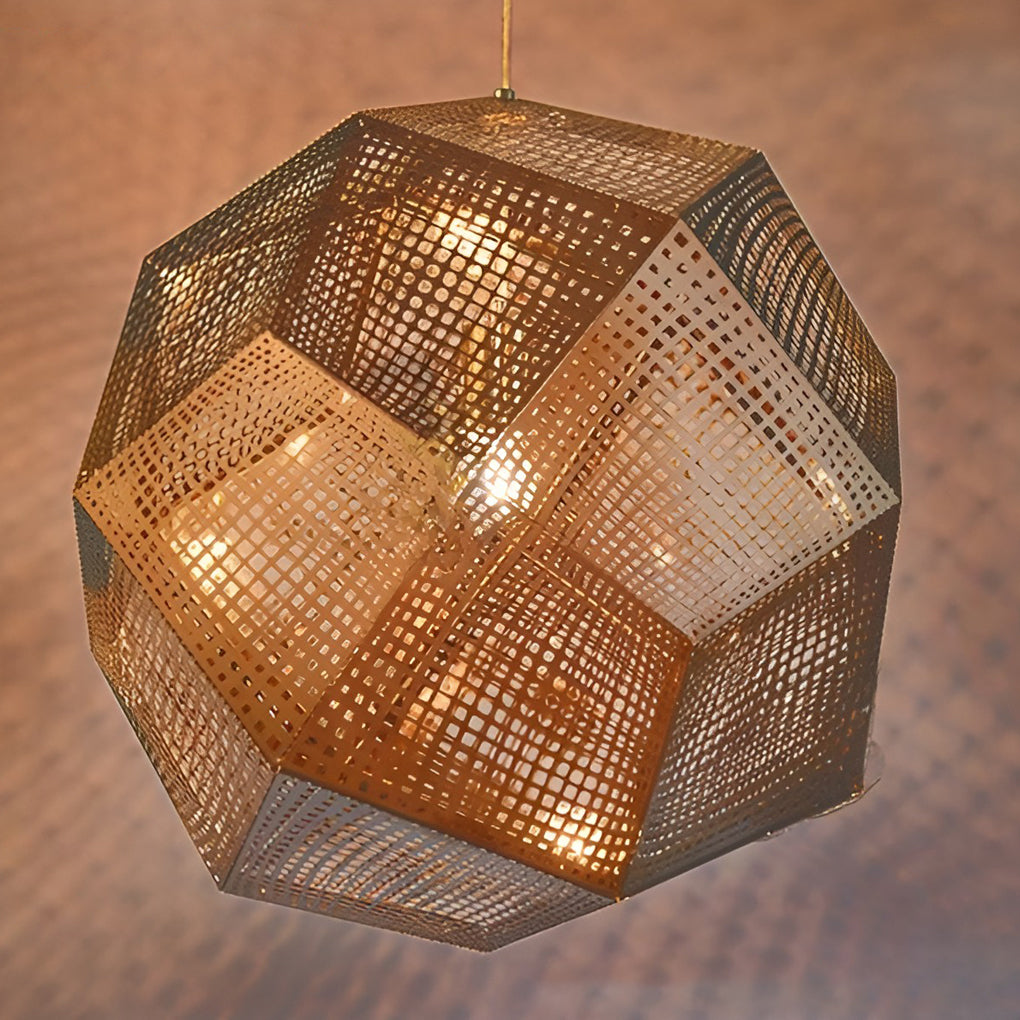 Modern Geometric Metal Shade Pendant Light Ceiling Fixture
