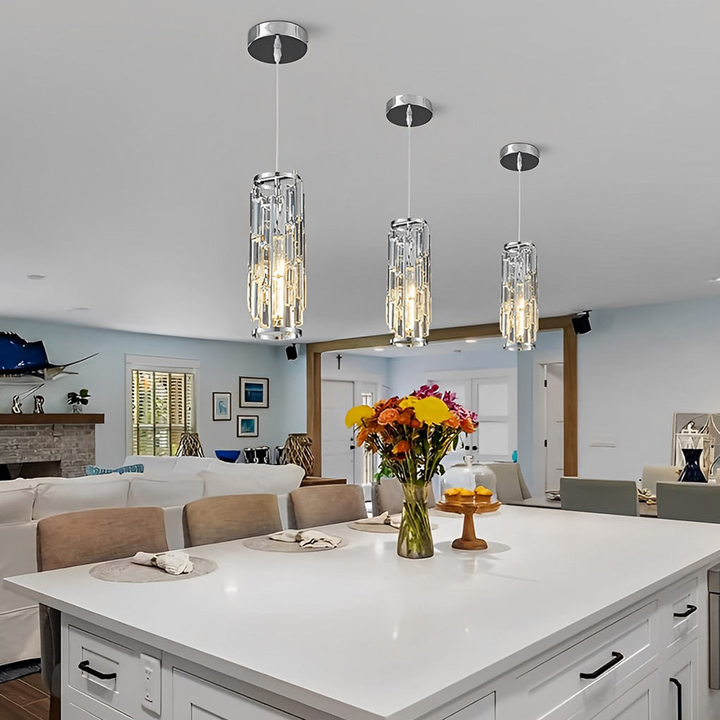 Mini Crystal Pendant Light - Creative Art Island Ceiling Fixture