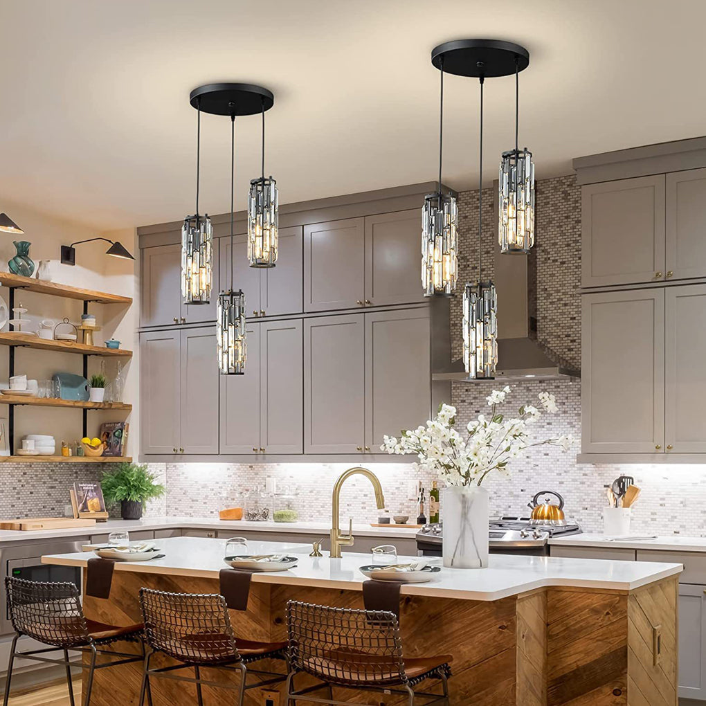 Mini Crystal Pendant Light - Creative Art Island Ceiling Fixture